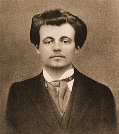 Porträtt av Alfred Jarry, ca 1896 av Nadar studio of Nadar studio of