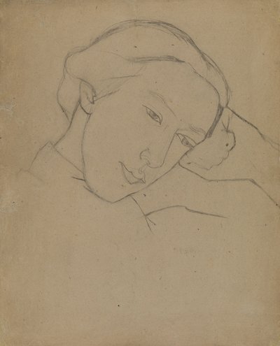 Självporträtt, 1910-tal av Nadezhda Vladimirovna Lermontova