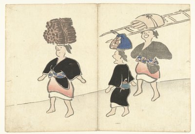 Tre kvinnor från Ohara Bildalbum av Korin (serietitel) Korin gafu (serietitel) av Nakamura Hochu