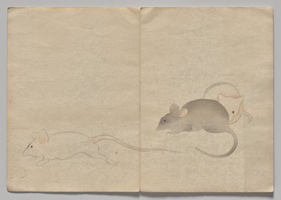 Scen från The Kōrin Picture Book (volym 2) av Nakamura Hochu