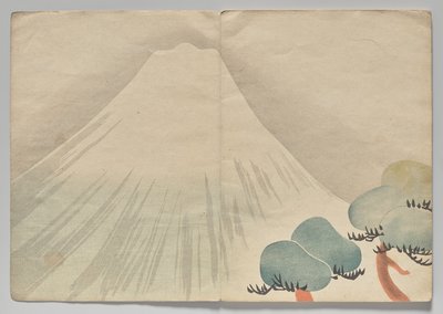 Scen från The Kōrin Picture Book (volym 2) av Nakamura Hochu