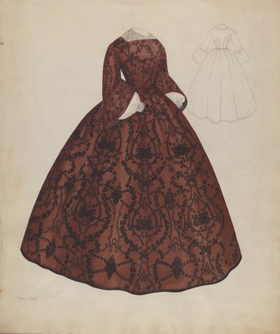 Klänning, c. 1938. av Nancy Crimi