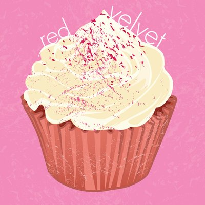 Red Velvet Cupcake, 2019 av Nancy Moniz Charalambous