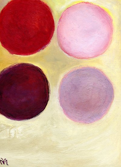 The Happy Dots 7, 2014, av Nancy Moniz Charalambous