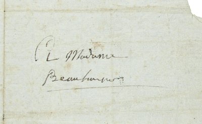 Brev till Josephine de Beauharnais av Napoleon Bonaparte