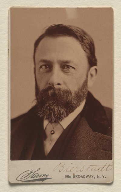 Albert Bierstadt av Napoleon Sarony