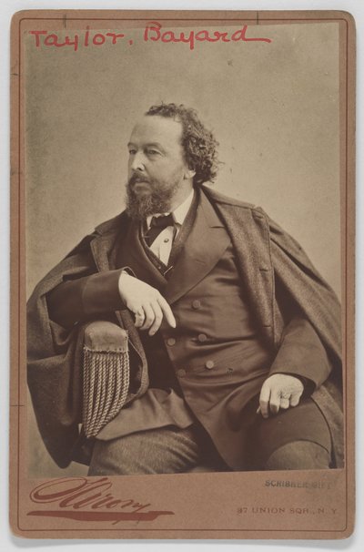 Bayard Taylor av Napoleon Sarony