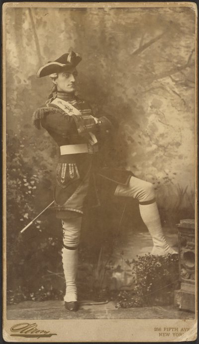 [John Drew, Jr. som kapten Plume från "The Recruiting Officer"] av Napoleon Sarony