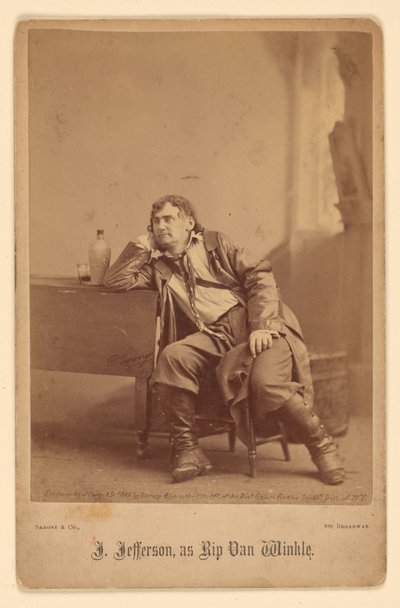 Joseph Jefferson av Napoleon Sarony