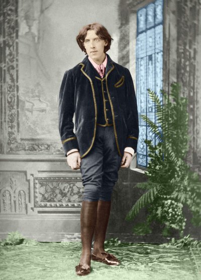 Oscar Wilde (1854 - 1900) ca 1882 (foto) av Napoleon Sarony