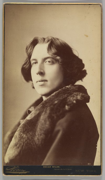 Oscar Wilde, 1882 (albumin silvertryck) av Napoleon Sarony