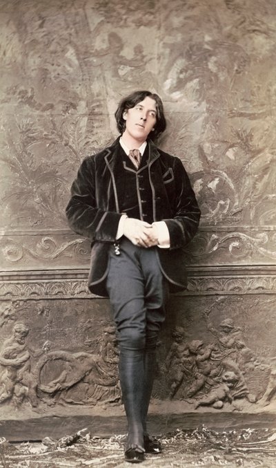 Oscar Wilde, tidigt 1880-tal (foto) av Napoleon Sarony