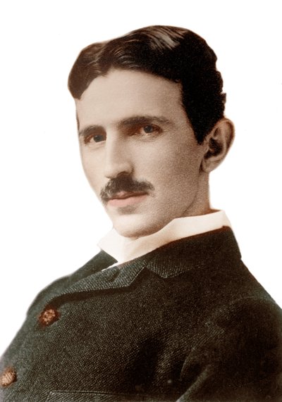 Porträtt av Nikola Tesla (1856-1943) (Nikolaj) - Kroatisk-född serbisk ingenjör, fysiker och uppfinnare - Fotografi av Napoleon Sarony (1821-1896) 1890 av Napoleon Sarony