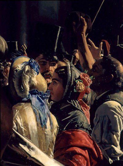 Ludovico Manin och Nicolo Tommaseo Liberated (detalj) av Napoleone Mani