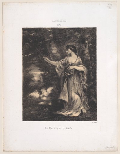 Skönhetens förbannelser, 1830-76., 1830-76. av Narcisse Virgile Diaz de la Peña