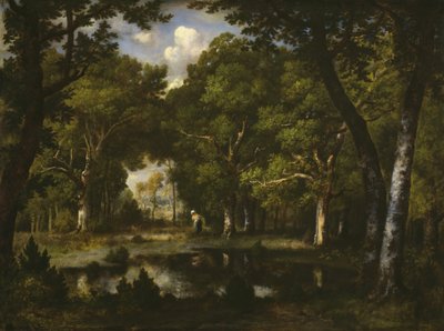 Damm i skogen, 1862. av Narcisse Virgile Diaz de la Peña