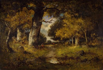 Skogsscen, 1876. av Narcisse Virgile Diaz de la Peña