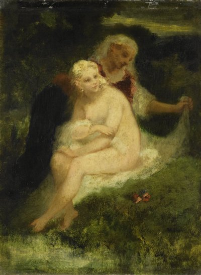 Efter badet av Narcisse Virgile Diaz de la Pena