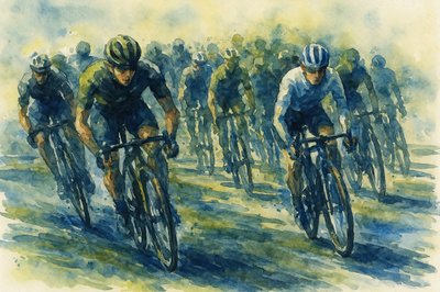 Dynamiskt cykellopp av Natalie Bruns