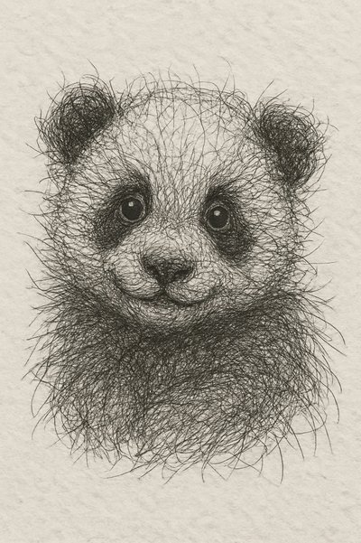 Den fluffiga pandabebisen av Natalie Bruns