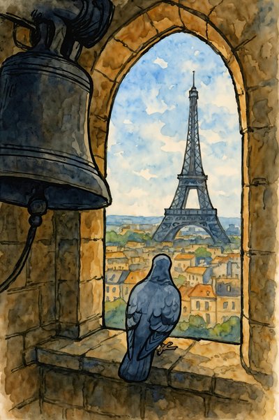 Duvklocktornet i Paris av Natalie Bruns