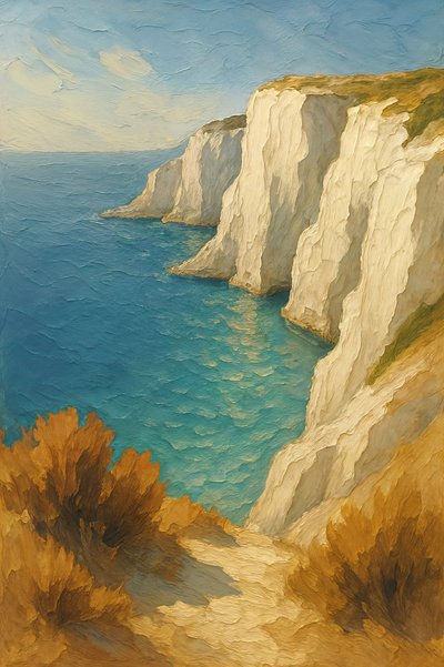 White Cliffs med havsutsikt av Natalie Bruns