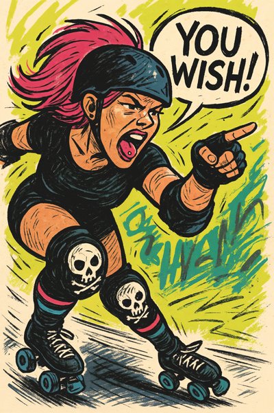 Du önskar dig en Roller Girl av Natalie Bruns