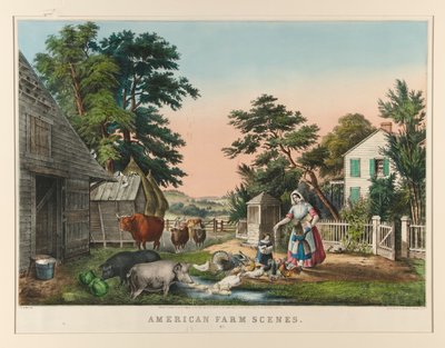 Amerikanska gårdsscener. Nr.2 av Nathaniel Currier