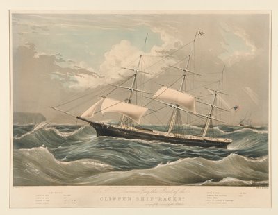 Clipperskepp av Nathaniel Currier