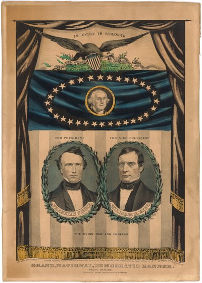 Franklin Pierce och William R. King av Nathaniel Currier