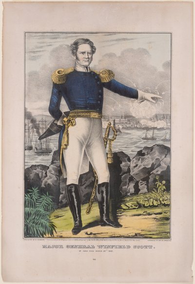 General Winfield Scott av Nathaniel Currier