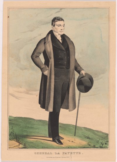 Markis de Lafayette av Nathaniel Currier