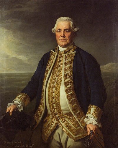 Amiral Richard Edwards (1715-1795) av Nathaniel Dance