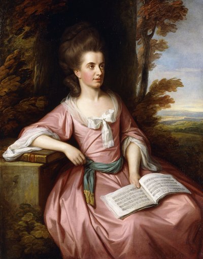 Porträtt av Martha Ray av Nathaniel Dance Holland