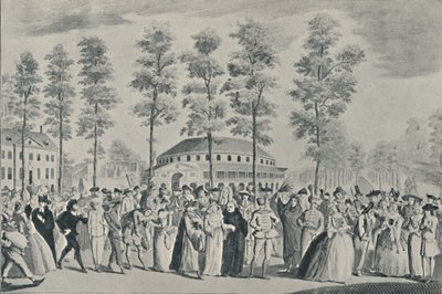 Jubileumsbalen i Ranelagh Gardens, 26 april 1749, 1920 av Nathaniel Parr