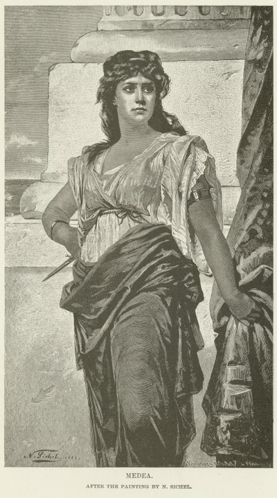 Medea (gravyr) av Nathaniel Sichel