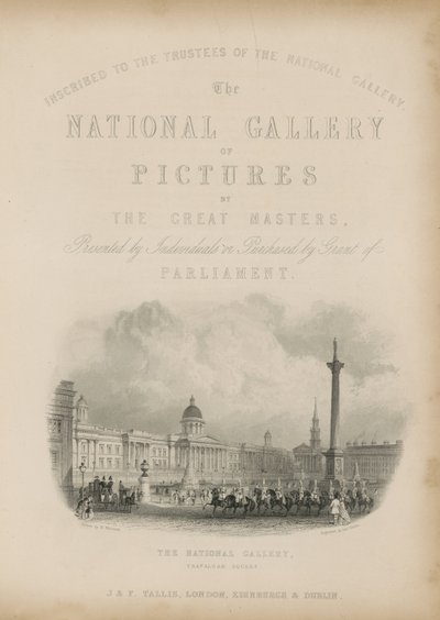National Gallery of Pictures by the Great Masters av Nathaniel Whittock