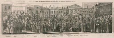 Överborgmästaren tar emot Hennes Majestät i Temple Bar av Nathaniel Whittock