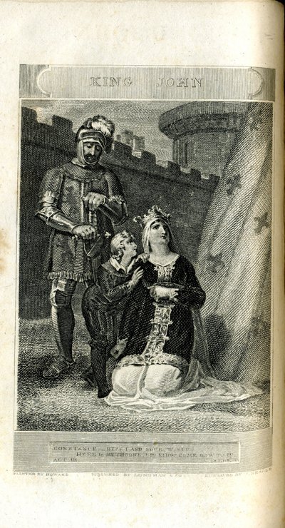 King John av William Shakespeare. Framfördes på Covent Garden lördagen den 20 april 1811 av Neagle