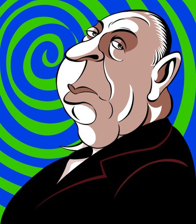 Alfred Hitchcock, 2018 av Neale Osborne