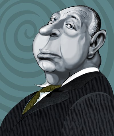 Alfred Hitchcock, 2022 (digitalt) av Neale Osborne