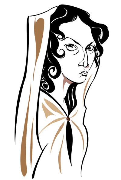 Anne Bronte, 2019 (digitalt) av Neale Osborne