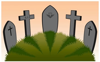Cemetery, 2023 (digital) av Neale Osborne