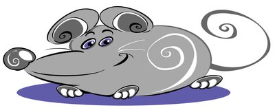 Curly Mouse - tecknad film av Neale Osborne