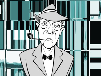 Jacques Tati (digital) av Neale Osborne