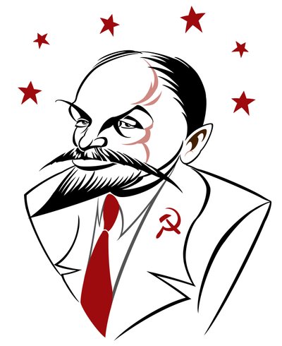 Lenin, 2019 (digitalt) av Neale Osborne