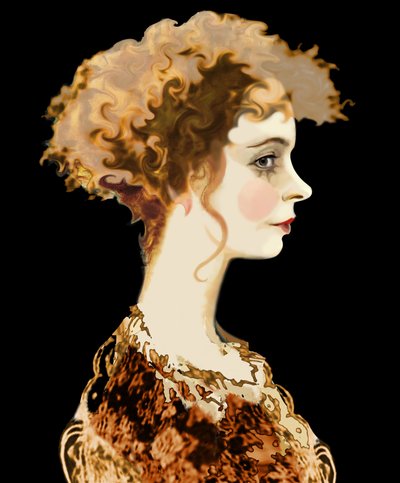 Lillian Gish, 2022 (digitalt) av Neale Osborne