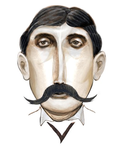 Marcel Proust, 2021 (digital) av Neale Osborne