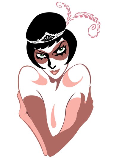 Maskerad klaff, 2016 (digital) av Neale Osborne