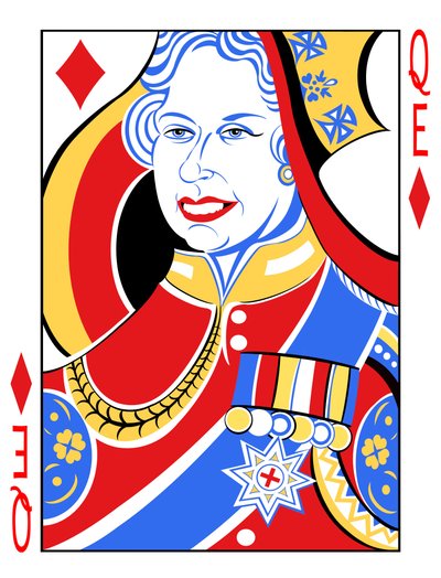Drottning Elizabeth II 2012, av Neale Osborne av Neale Osborne